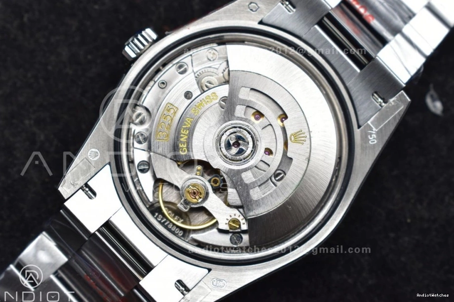 vr3255 Light V5 Best Weight) Steel on Bracelet Dial QF 689 36 DayDate 904L Blue SS President Edition EyeCatching (Gain Roman 0411